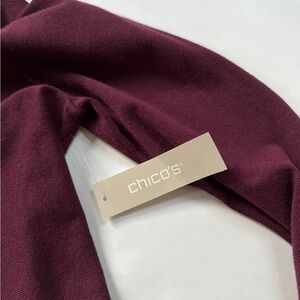 Brand New Chico’s Burgundy Sweater